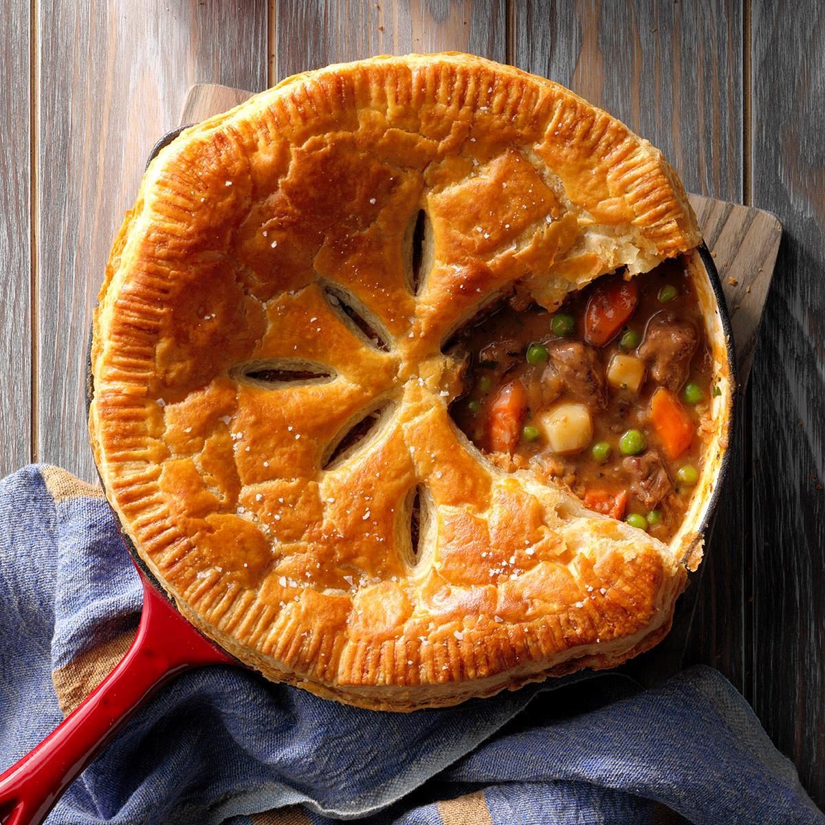 Day 22: Beef Stew Skillet Pie