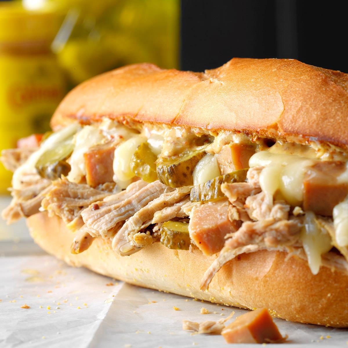 Slow Cooker Cubano Sandwich