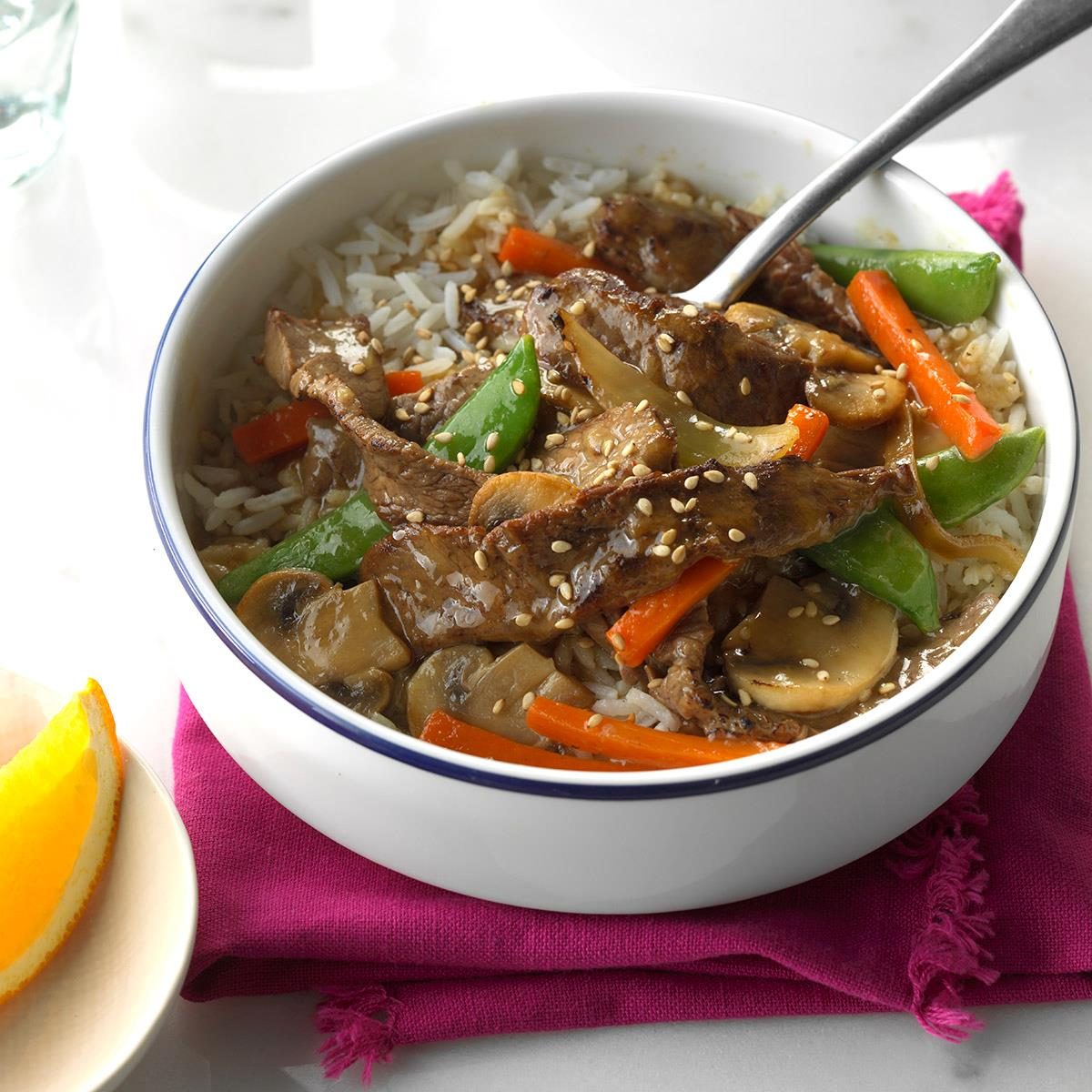 Beef Orange Stir-Fry