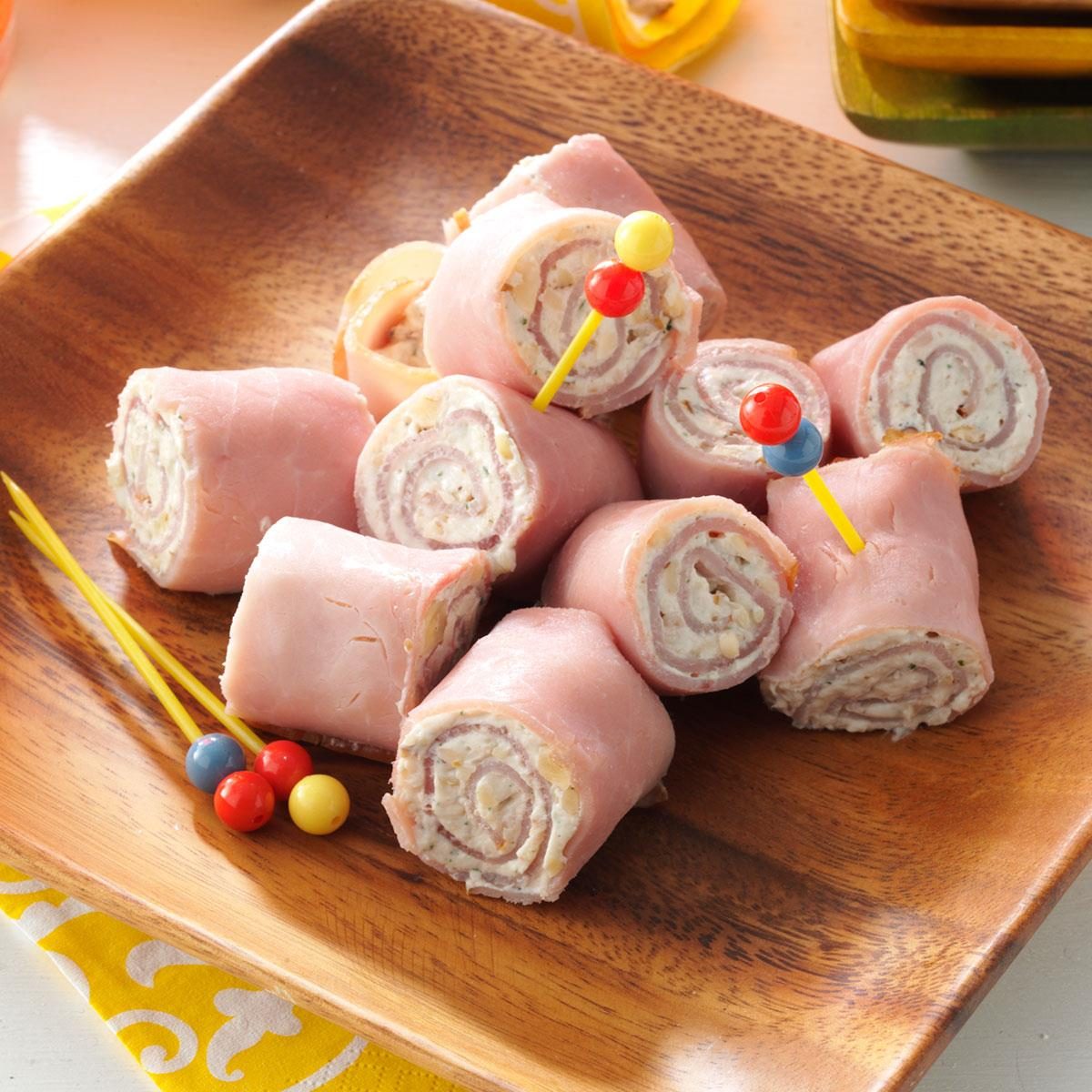 Ham ‘N’  Cheese Pinwheels