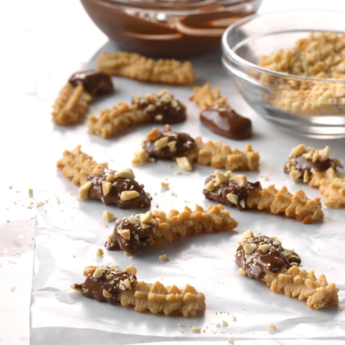 Peanut Butter Spritz Fingers