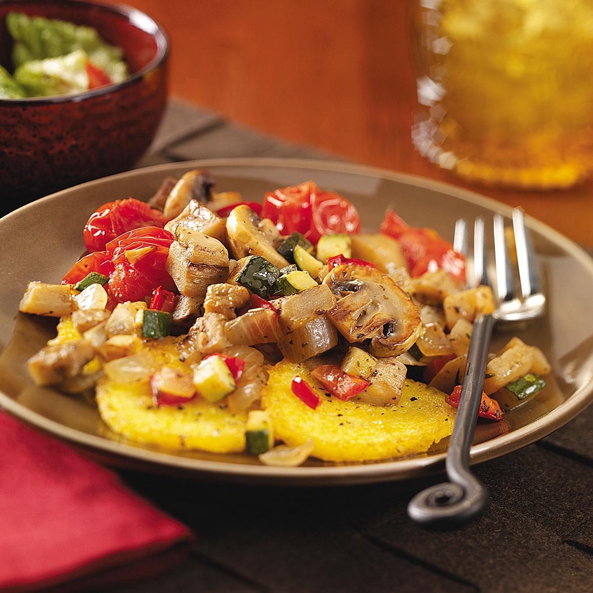 Ratatouille with Polenta