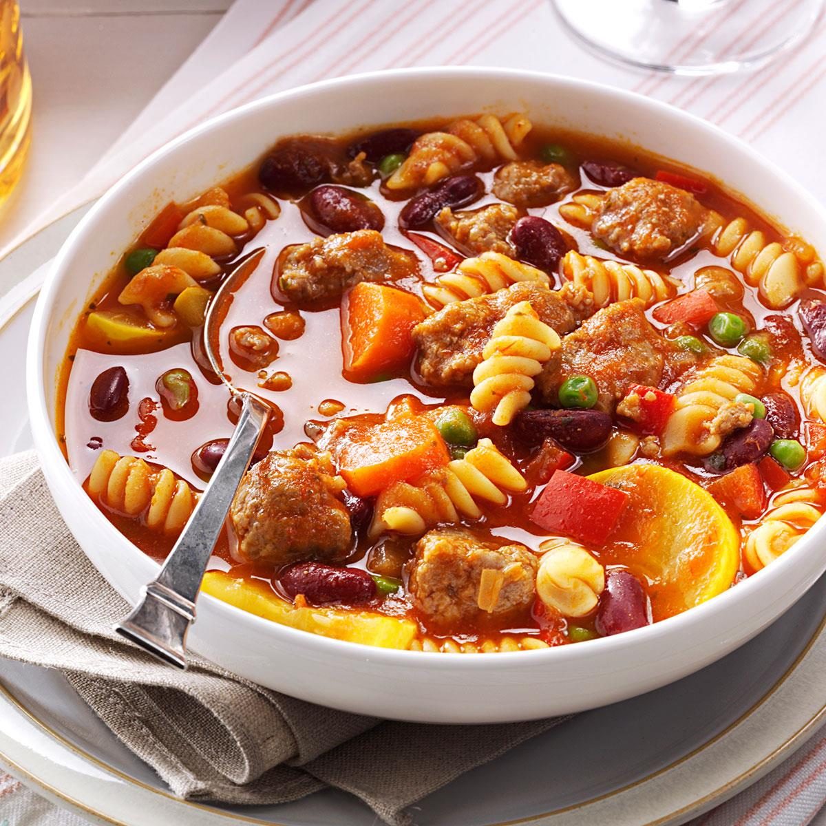 Sausage Pasta Stew