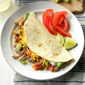 slow cooked pork tacos