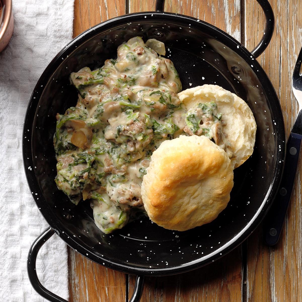 Beef and Spinach Skillet