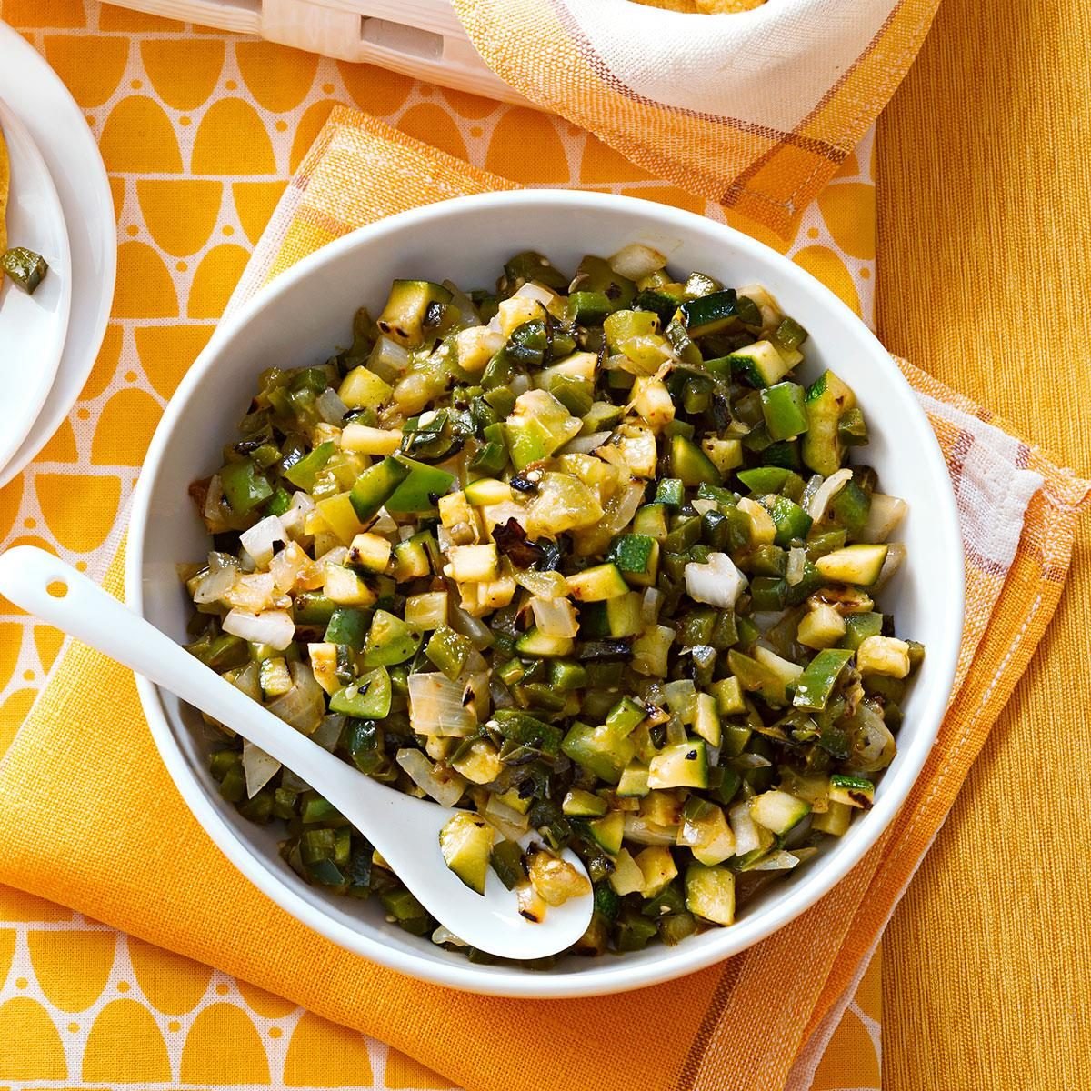 Zucchini Salsa Verde