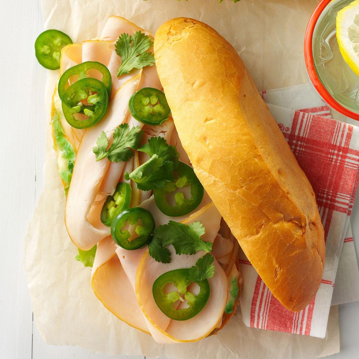Turkey-Jalapeno Sandwiches