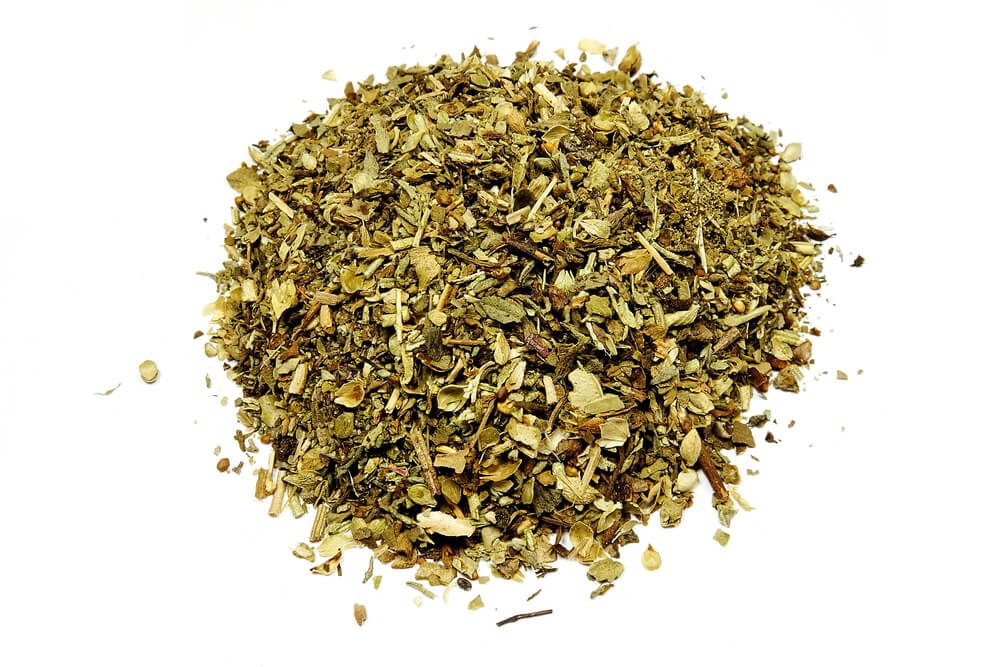 Provence herbs spice isolated on the white background