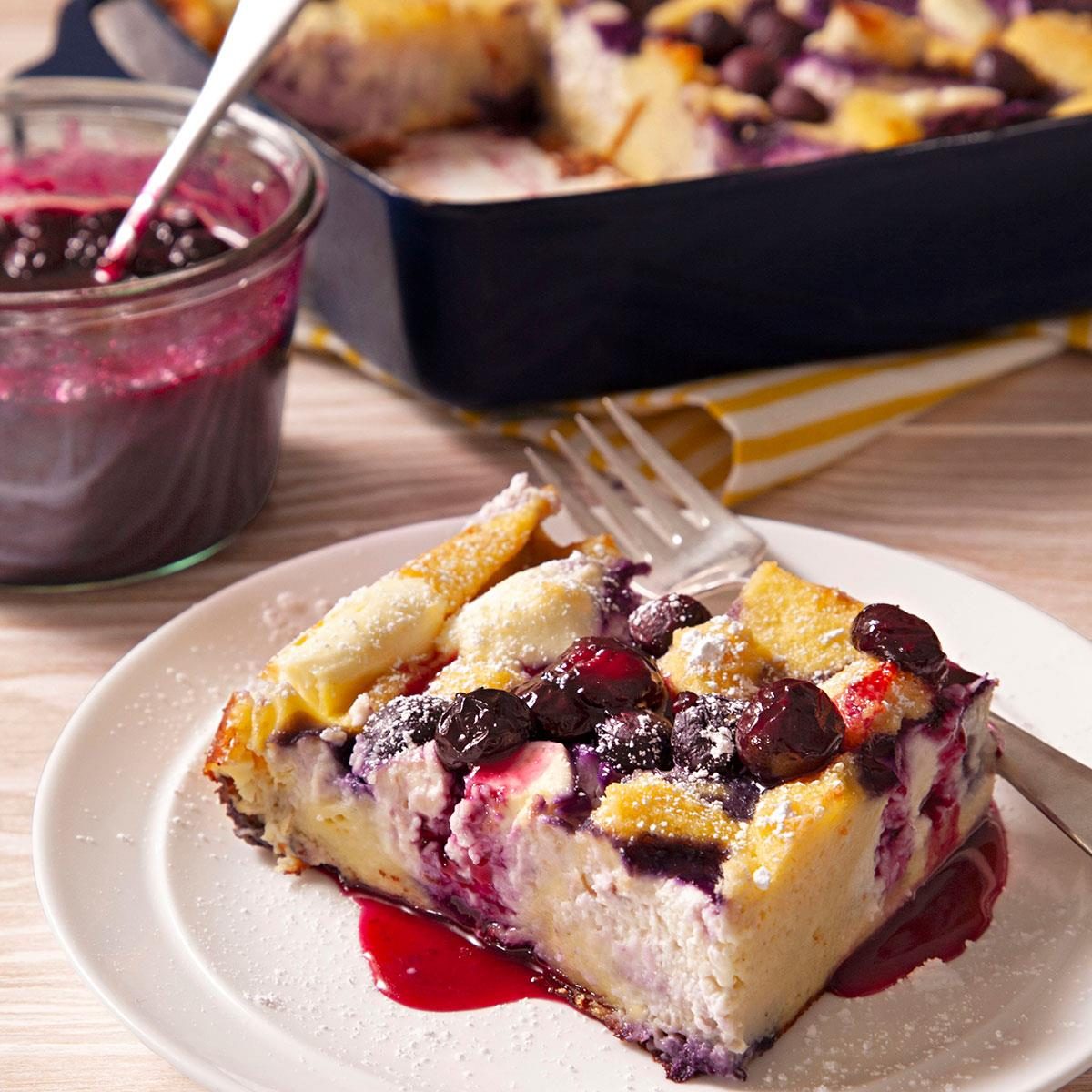 Blueberry French Toast Casserole