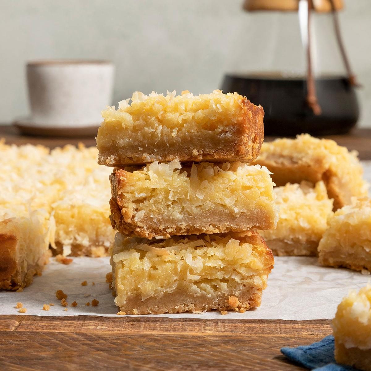Buttery Coconut Bars