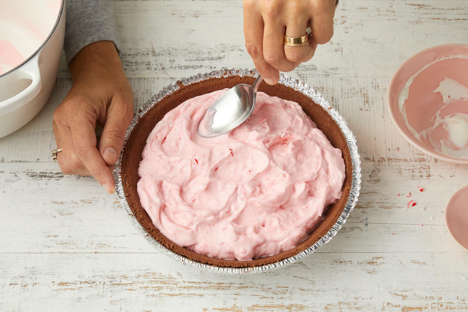 Candy Cane Pie
