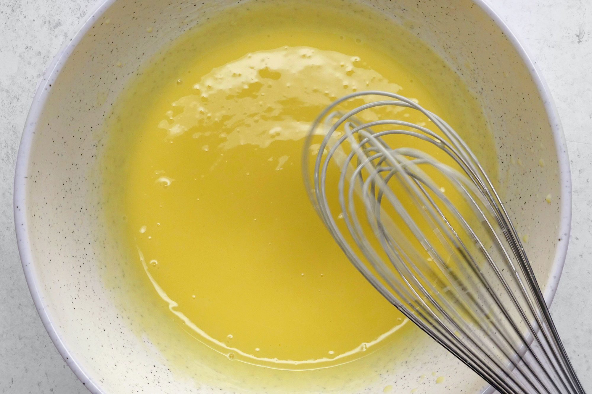 Chocolate Eclairs add the eggs