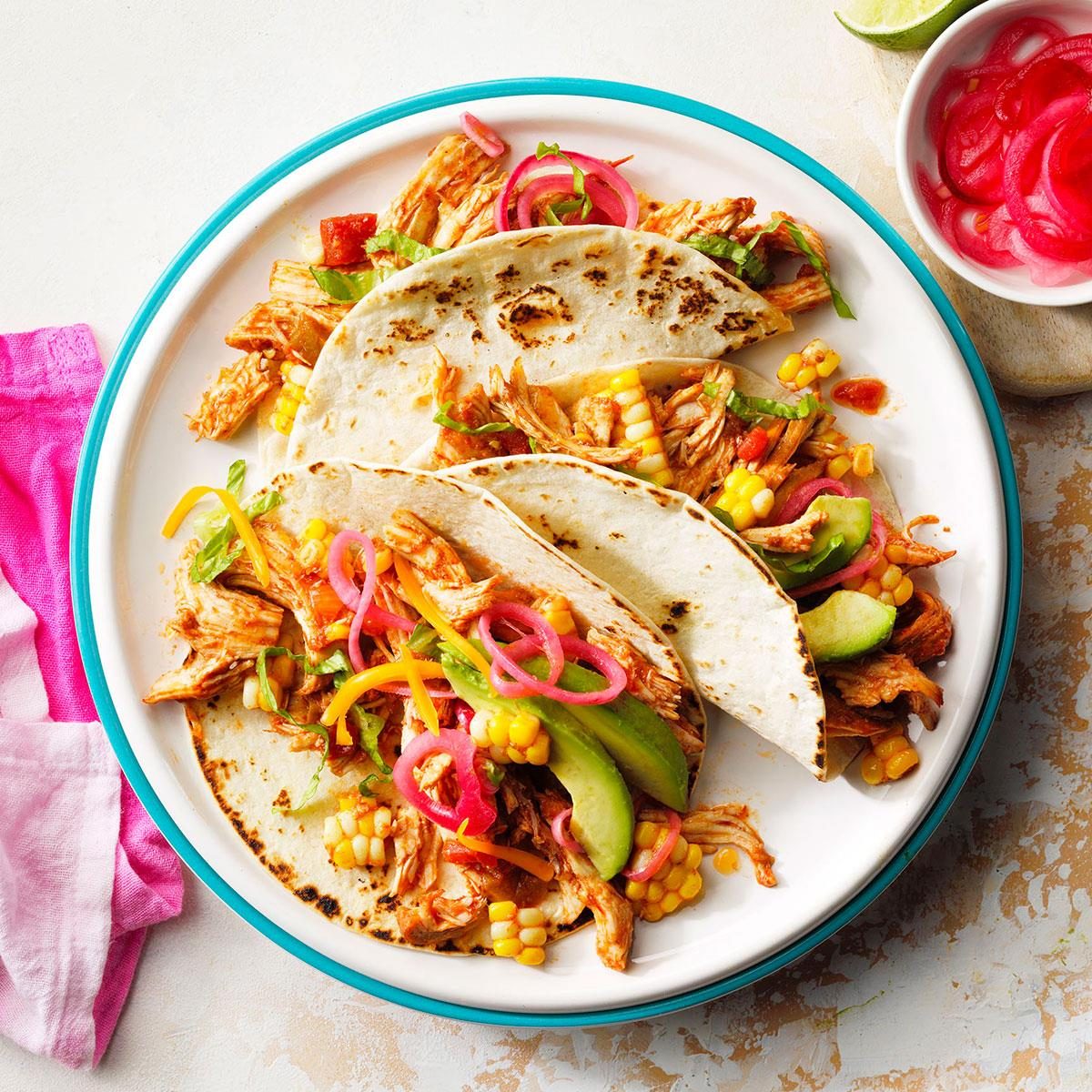 Slow-Cooker Chicken Tacos