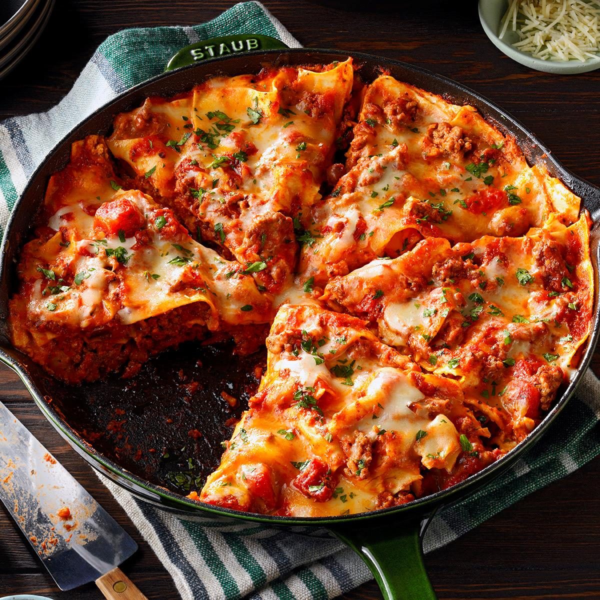 One Skillet Lasagna