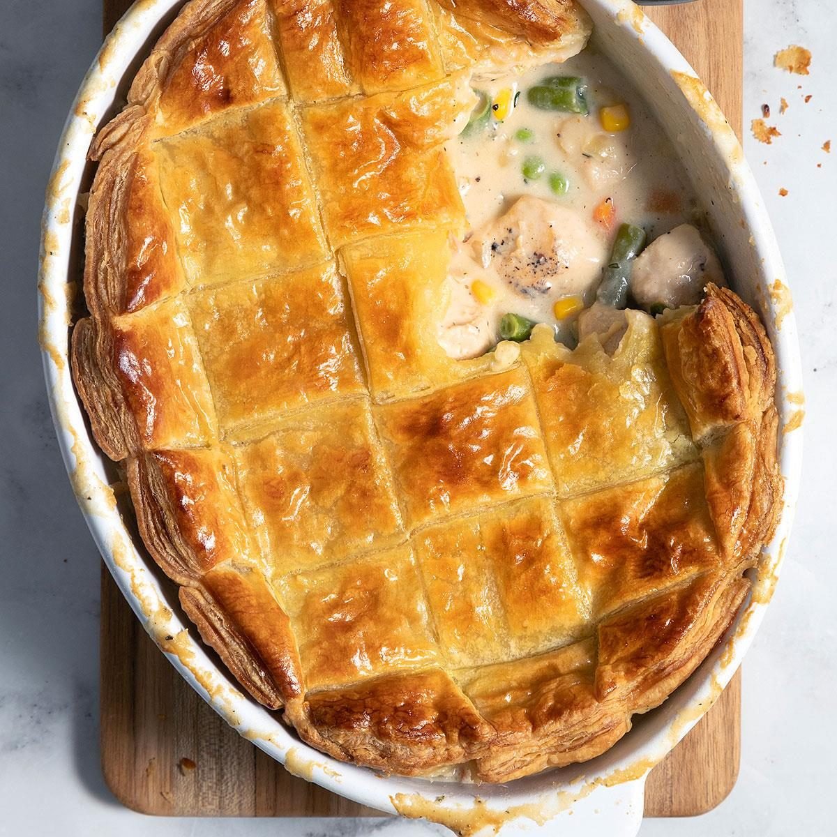 Puff Pastry Chicken Potpie