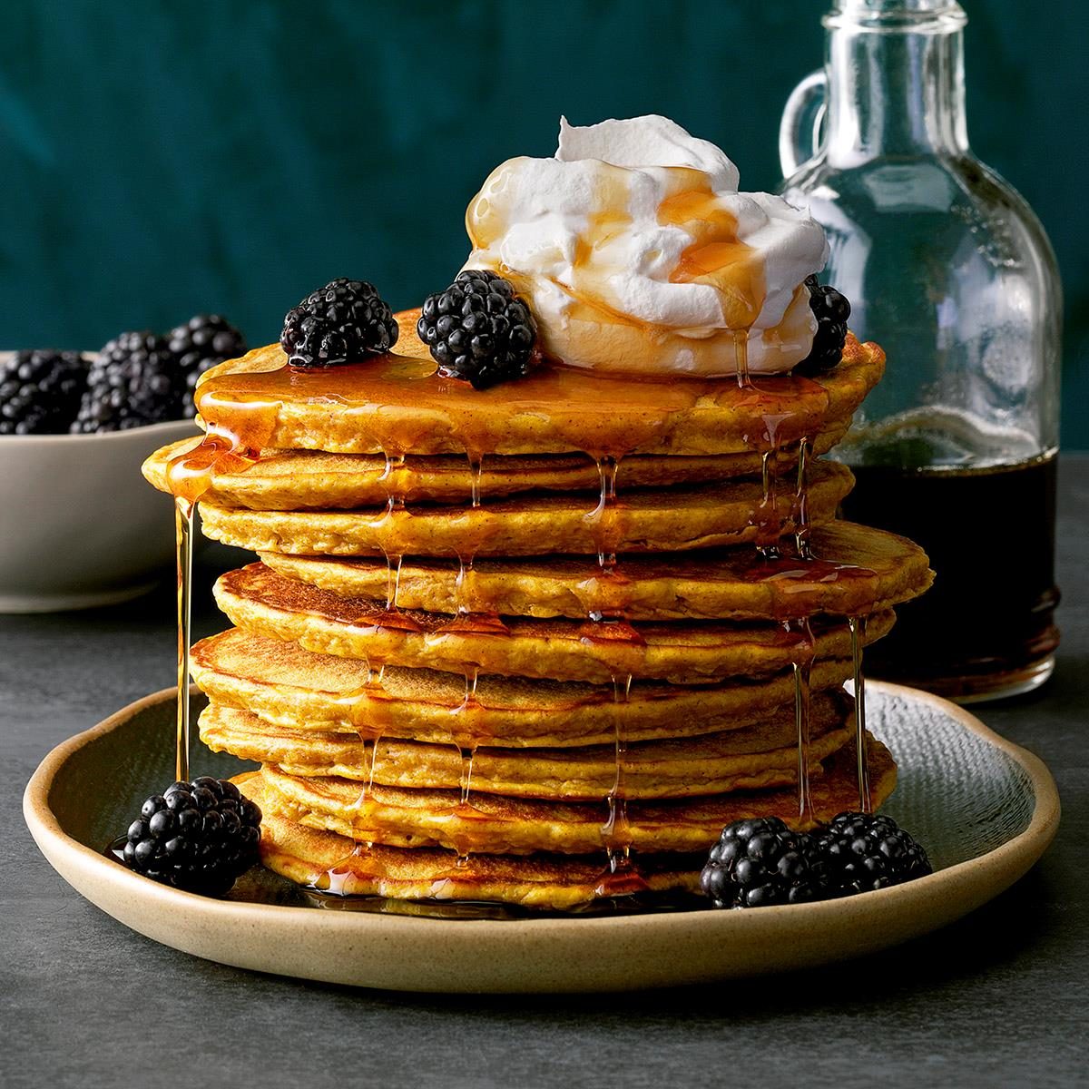 Pumpkin Cinnamon Pancakes