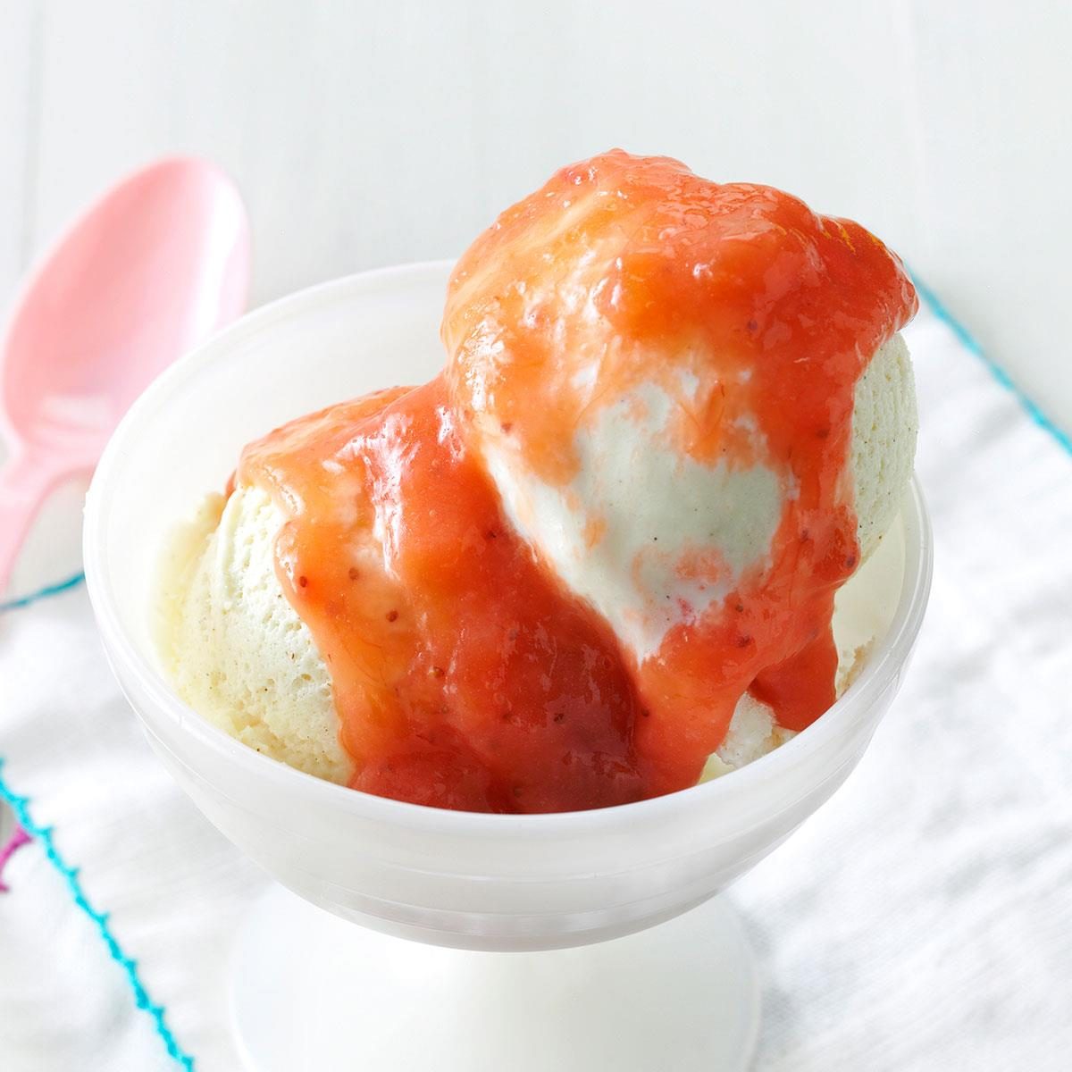 Rhubarb Strawberry Sauce