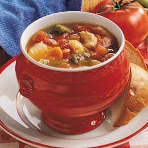 Southern Chicken Rice Soup