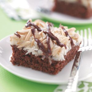 Best Coconut Chocolate Cake