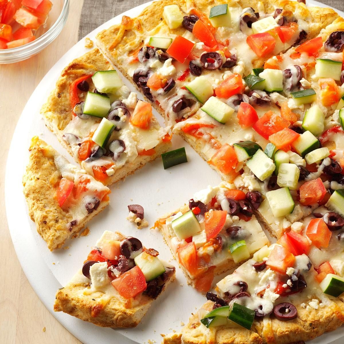 Turkey Gyro Pizza