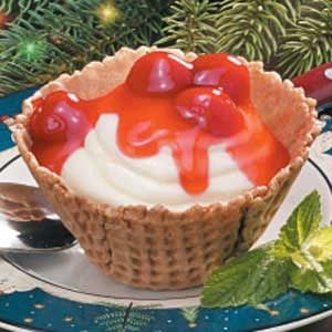 Cheesecake Waffle Cups