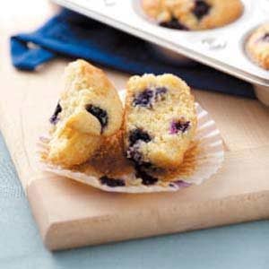 Blueberry Peach Muffins