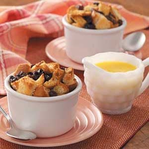 Bread Pudding with Butter Sauce