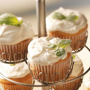 Lemon Basil Cupcakes