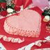 Strawberry Heart Cake