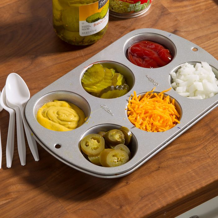 condiment muffin tray