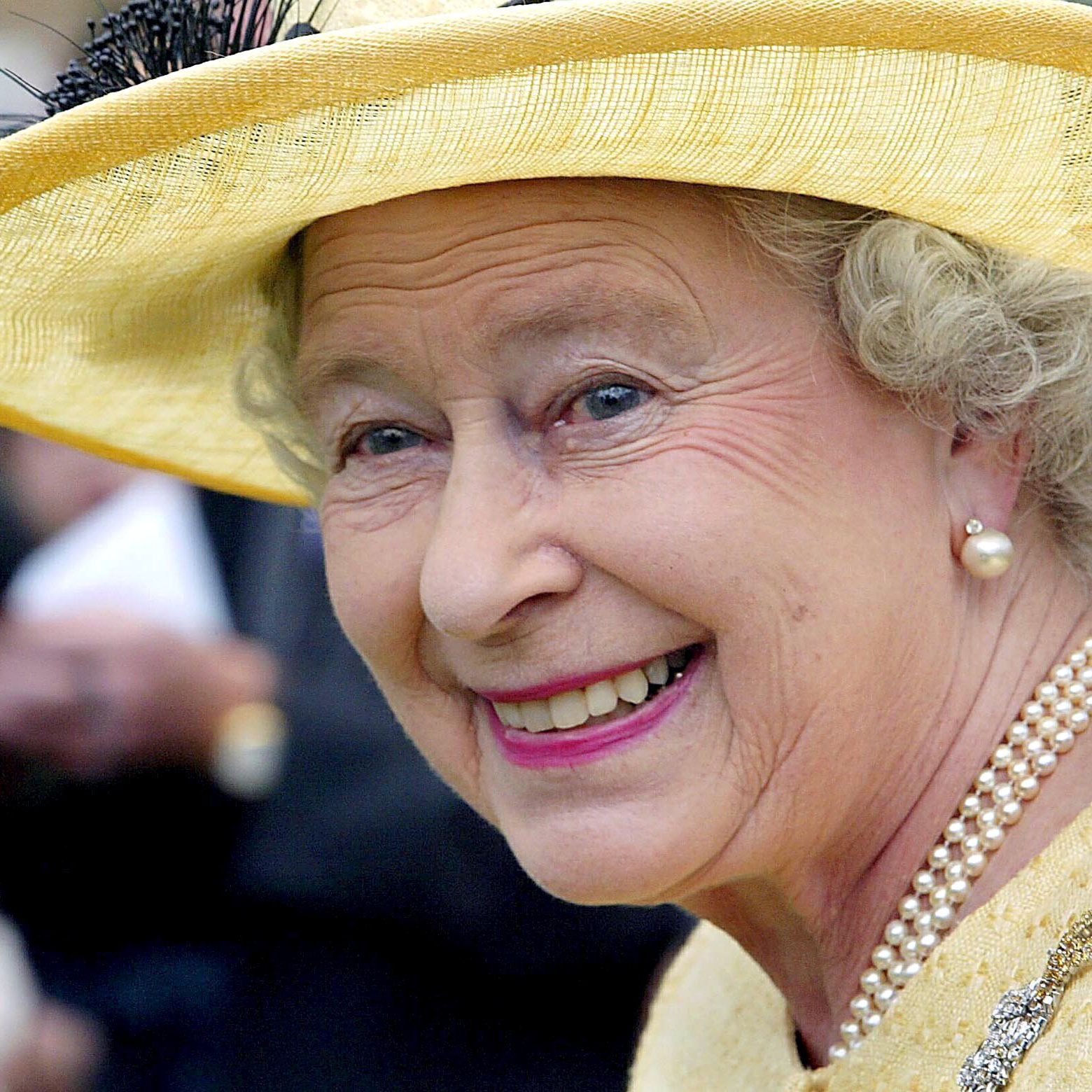 QUEEN ELIZABETH II QUEEN ELIZABETH II HOSTING A TEA PARTY FOR DISADVANTAGED CHILDREN, BUCKINGHAM PALACE, LONDON, BRITAIN - 02 JUN 2003