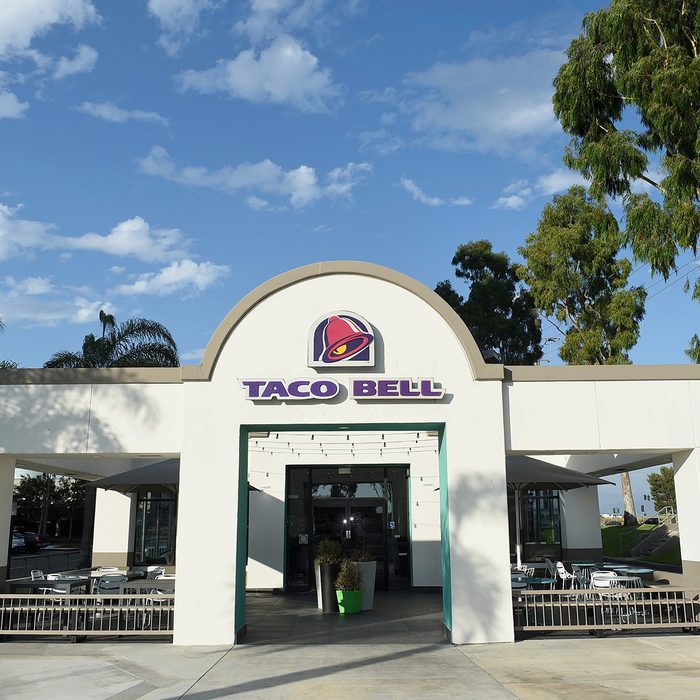 Taco Bell restaurant in Orange County, California.