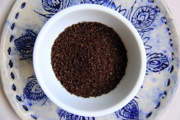 Roasted coffee grounds