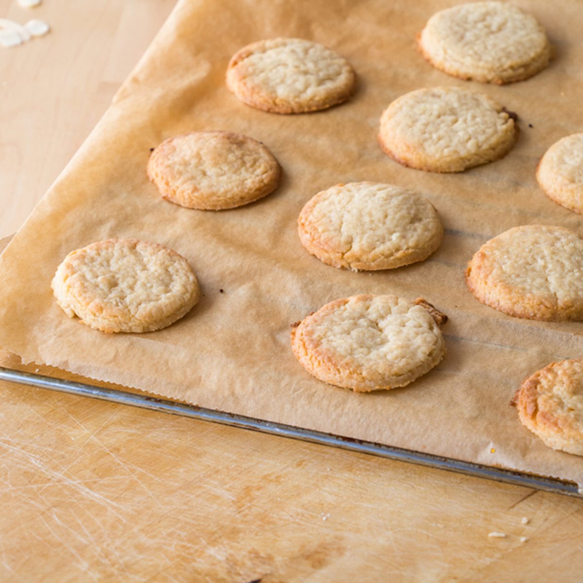 Christmas Cookies coming out of the Oven