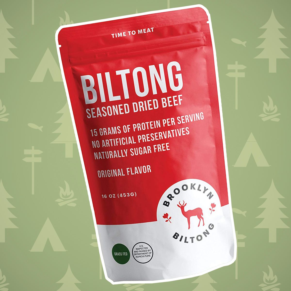 camping snacks, dried beef