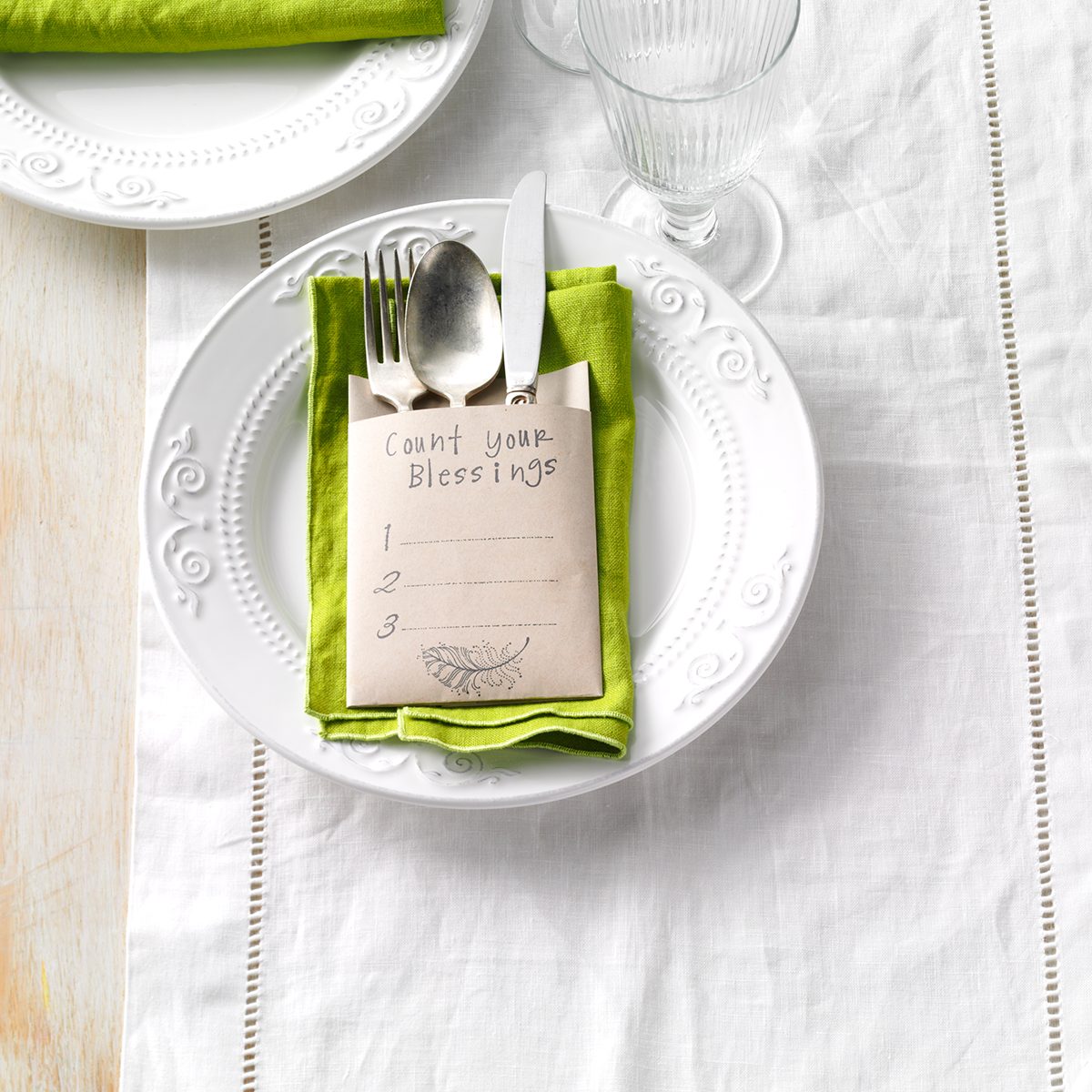 count your blessings utensil holder