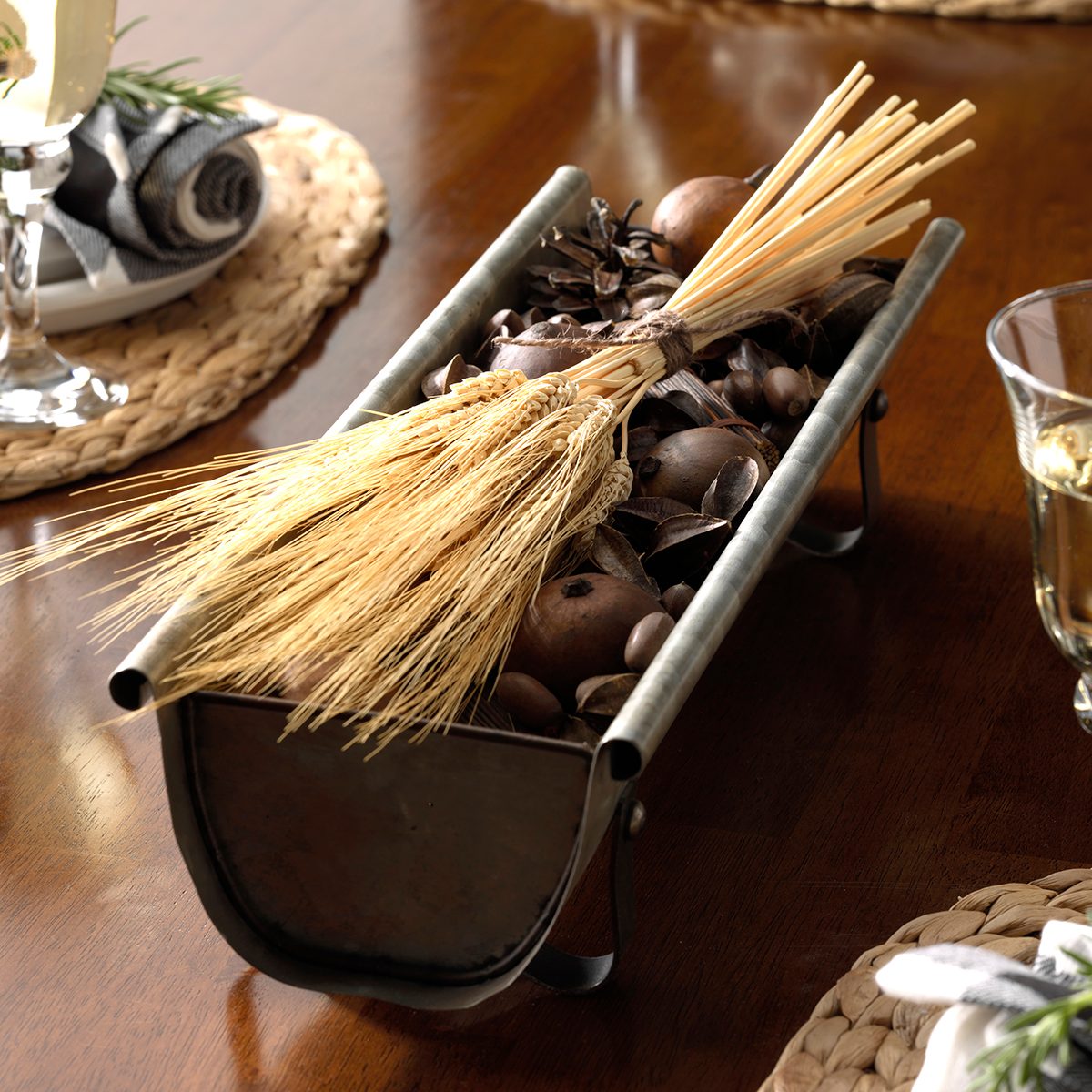 thanksgiving themed potpourri tray