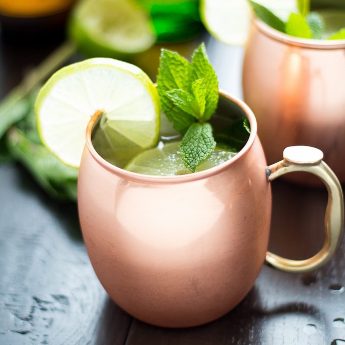 Irish Mule ginger beer drink