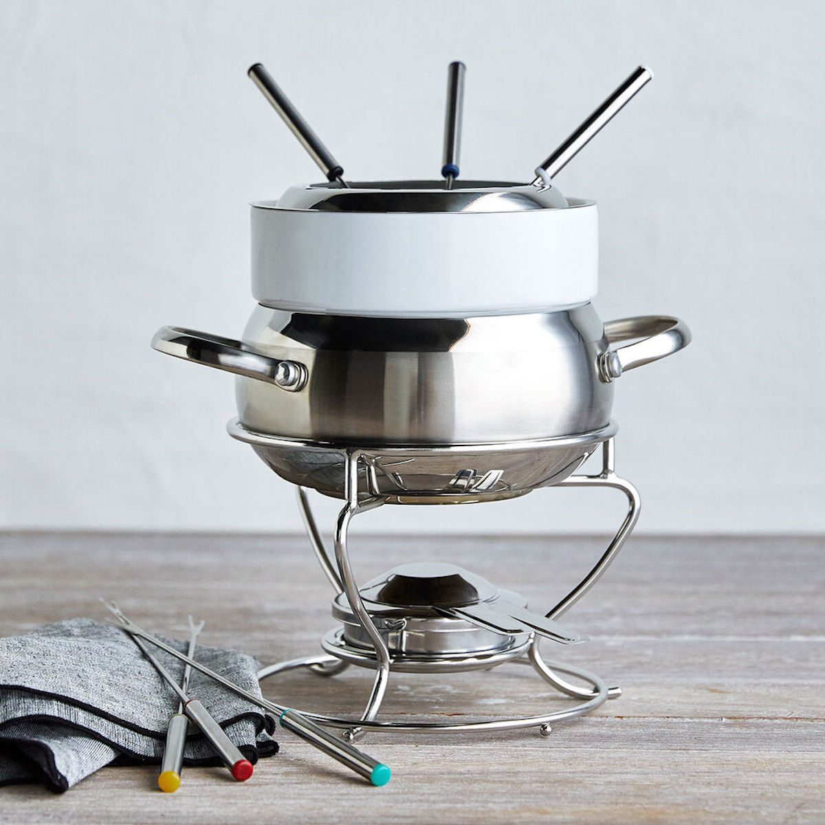 Stainless Steel Fondue Set