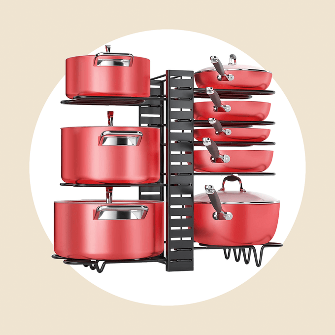 Pan Organizer Rack For Cabinet Ecomm Via Amazon