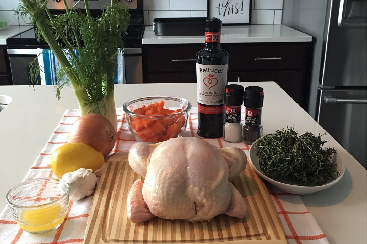 Roast Chicken Prep