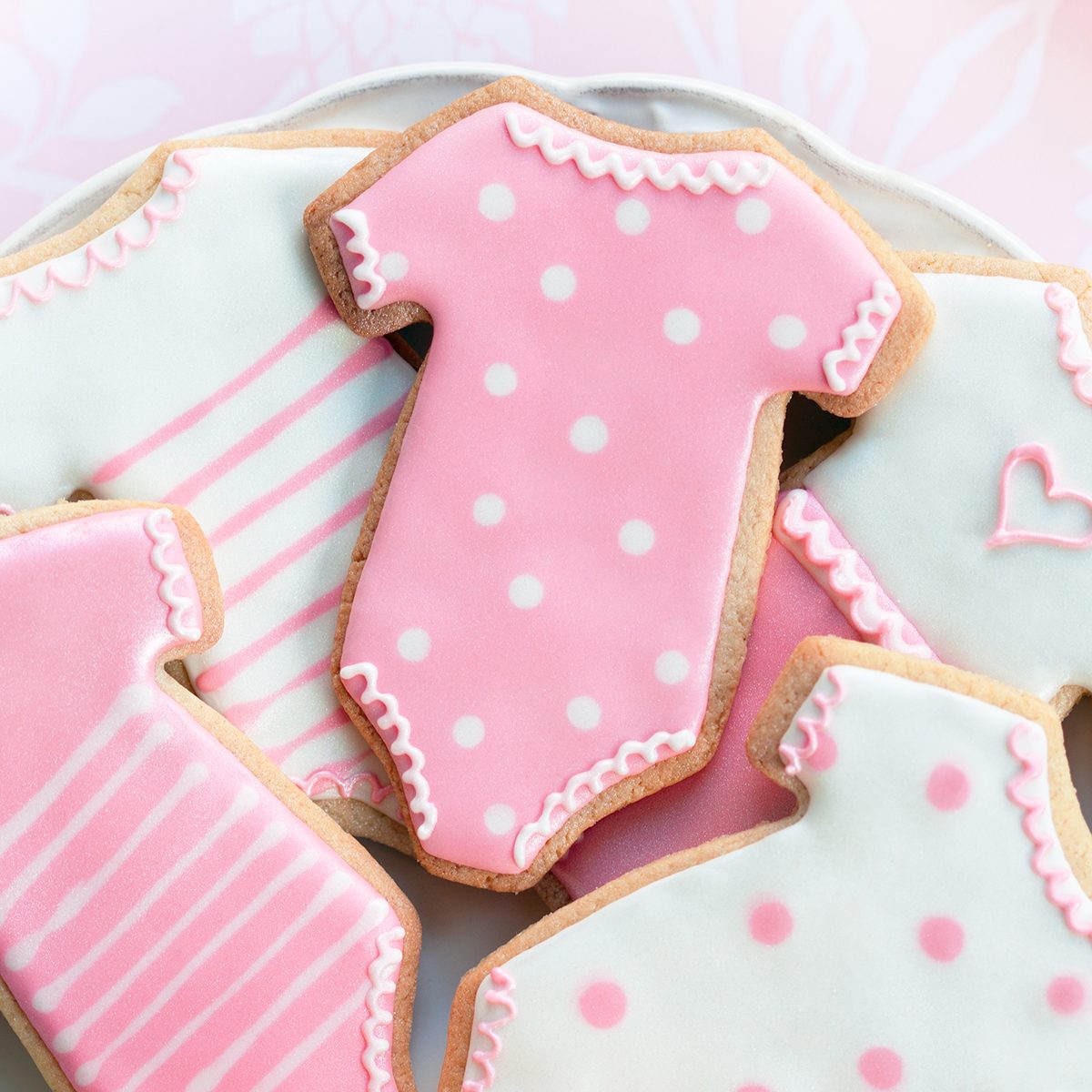 Baby shower cookies