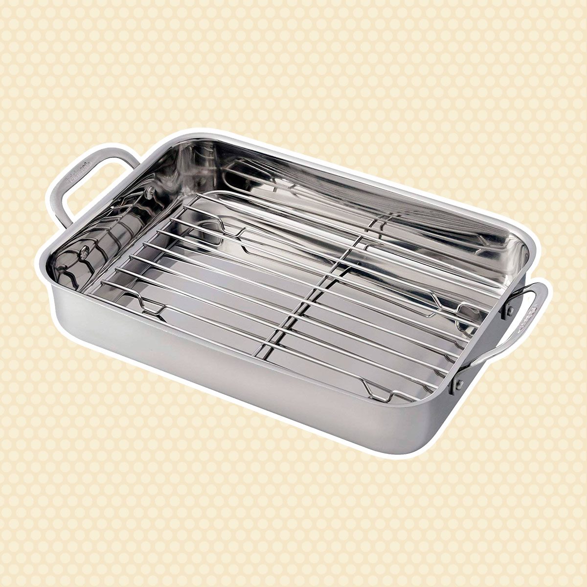 Best Choice 7117-14RR Lasagna Pan with Stainless Roasting Rack