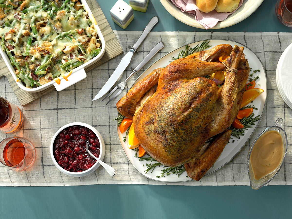 Chipotle Orange Cranberry Sauce; Citrus Herb Turkey; Thanksgiving Green Beans
