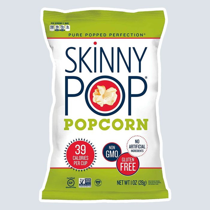 Skinny Pop gluten free popcorn