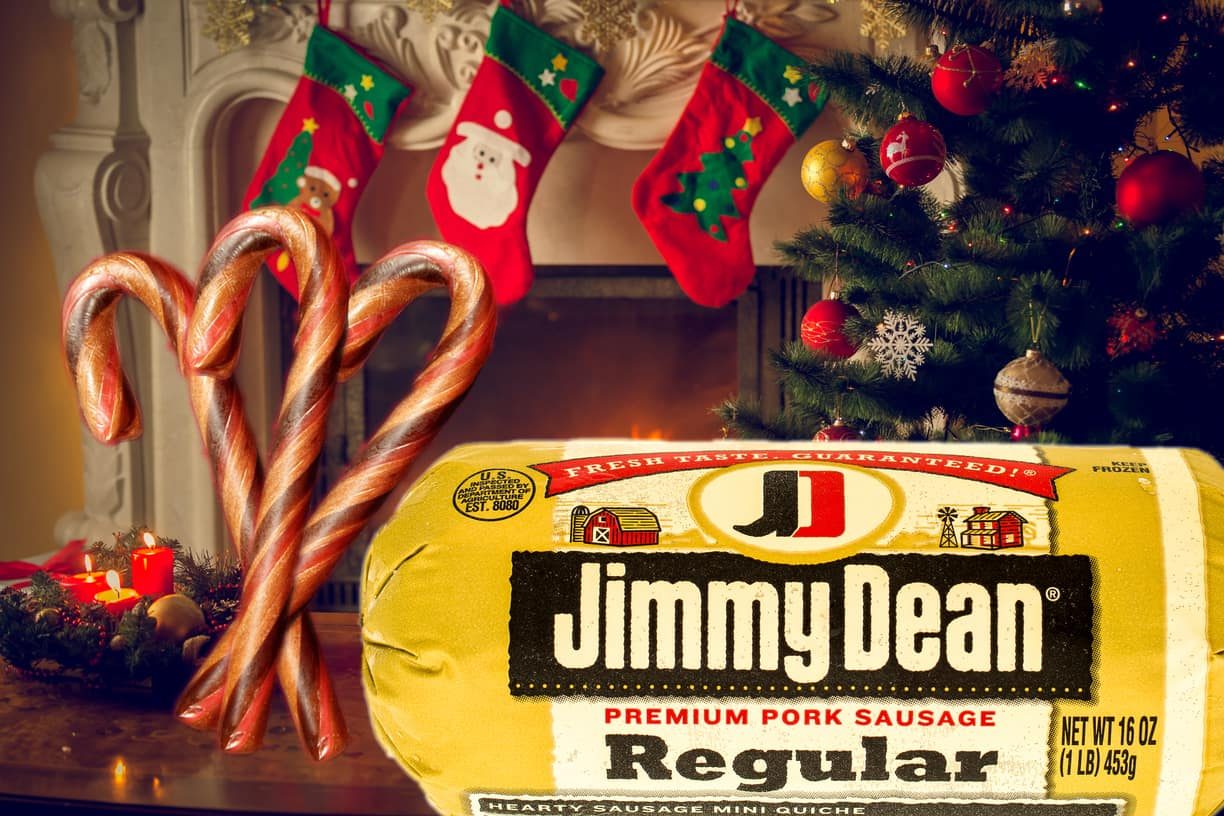 Sausage-Flavored Candy Canes Are Here, Courtesy of Jimmy Dean