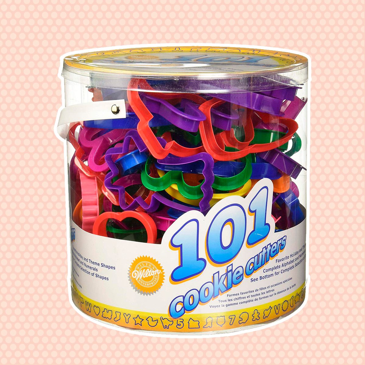 Wilton Cookie Cutters Set, 101-Piece — Alphabet, Numbers and Holiday Cookie Cutters