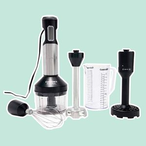 Cuisinart 700W Smart Stick Variable Speed Hand Blender with Masher, Black