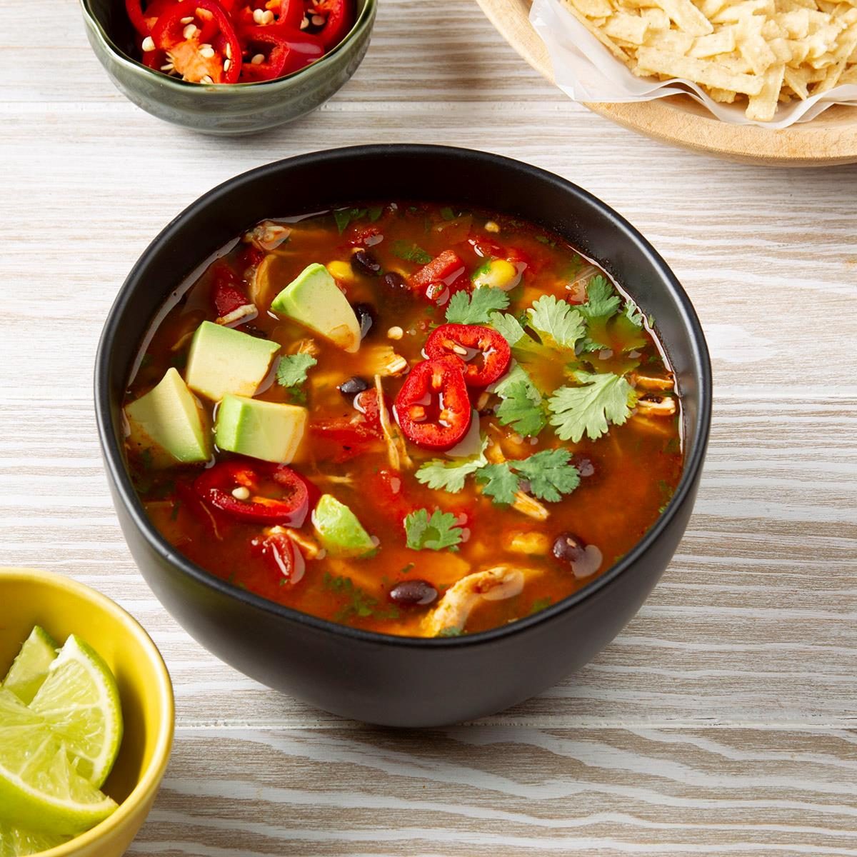 Pressure Cooker Chicken Tortilla Soup