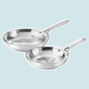 Calphalon Classic Stainless Steel Cookware, Fry Pan, 2-piece